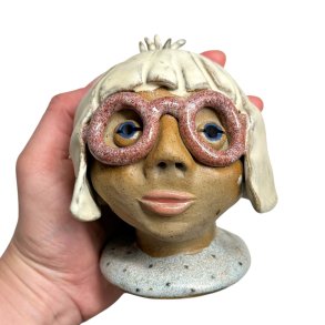 Keramik buste - Lkker dame