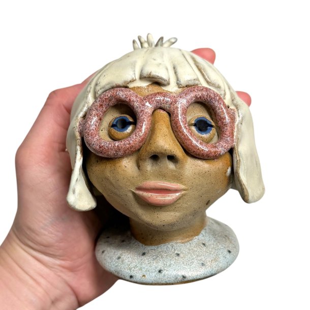 Keramik buste - Lkker dame