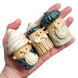 De tre vise mnd - keramik st