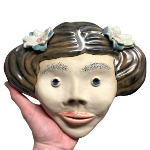 Blomster i h�ret - keramik v�goph�ng