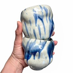 Sansekop - keramik kop - Krystalbl