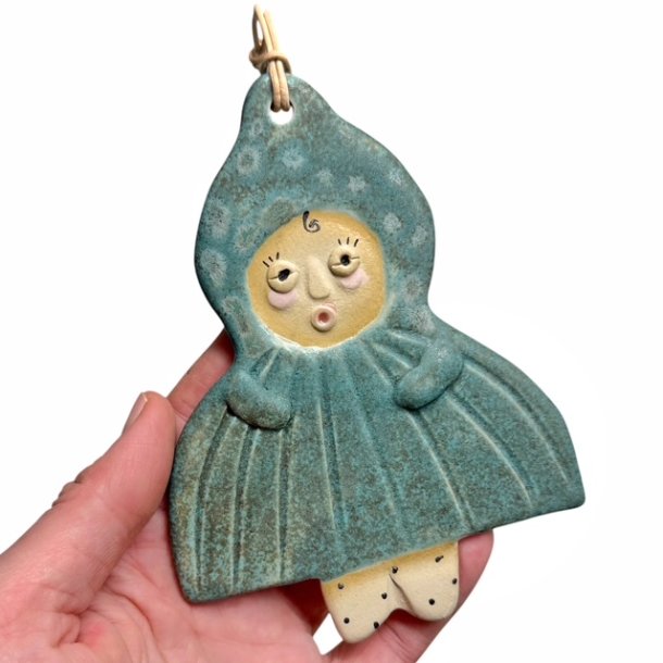 Lillemus - Keramik ophng - Grn