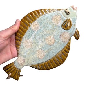 Mint sptte - keramik fladfisk til vggen