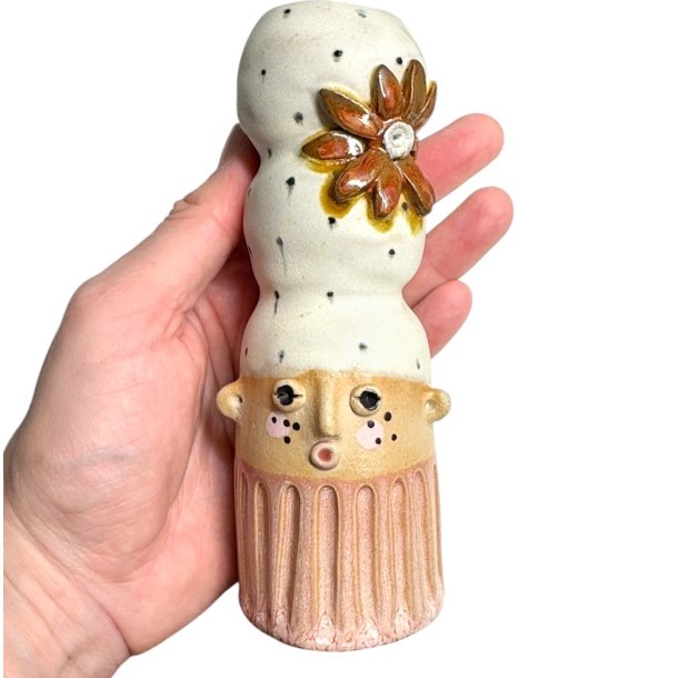 Rekrut lysestage med hjt hr - prik