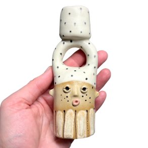 Lysestage - REKRUT No. 105 - keramik figur