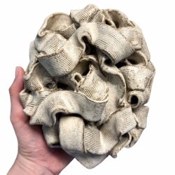 Krllet - keramik vgophng - Creme rustik