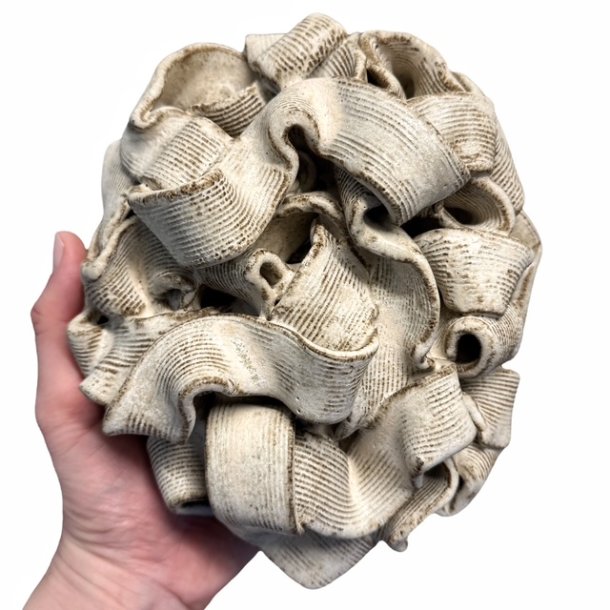 Krllet - keramik vgophng - Creme rustik