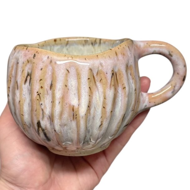 Stor hygge keramik kop - 10 - Pink