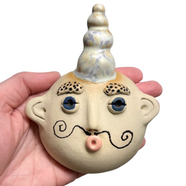 Mini fyr med hj hat - keramik vgophng 