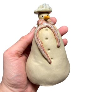 Snemand - keramik figur - Mint Fru