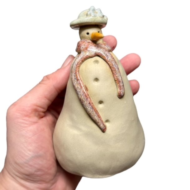 Snemand - keramik figur - Mint Fru