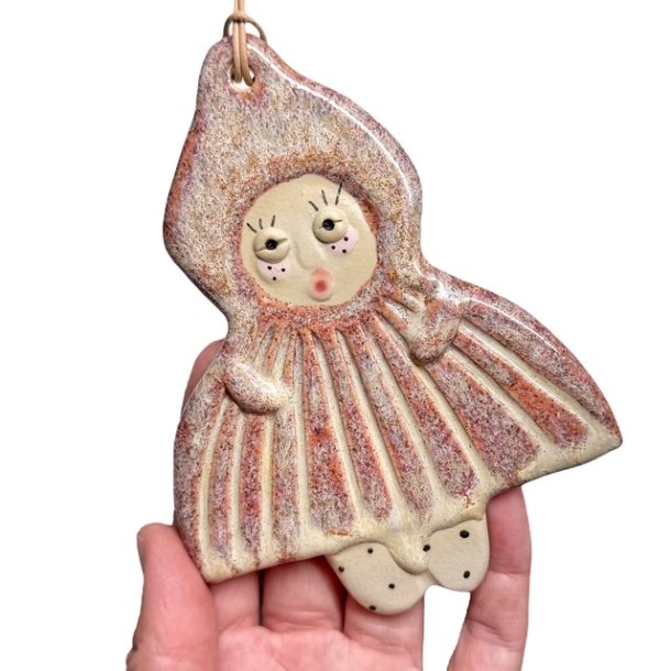 Lillemus - Keramik ophng - Rosa