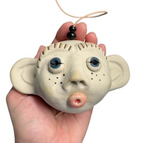 Hngehoved - keramik ophng