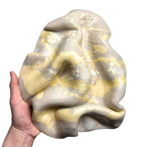 Blget -Keramik vg relief - Gr - gylden