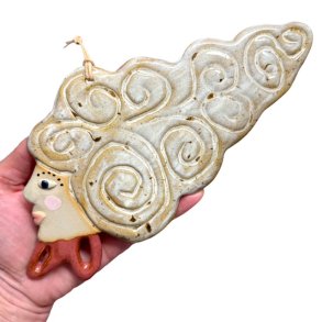 Mademoiselle krlle - keramik vgophng- Maude