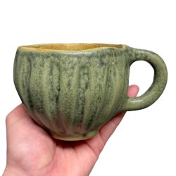 Stor hygge keramik kop - 10 - Grn