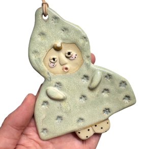 Lillemus - Keramik ophng - Grn