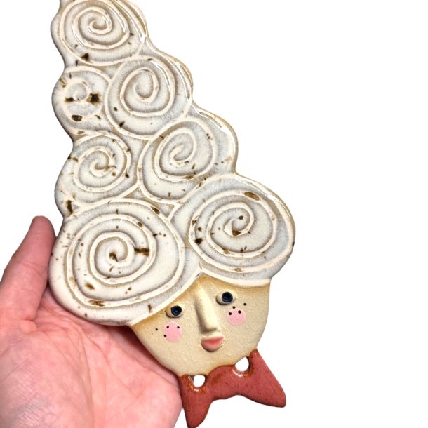  Mademoiselle krlle - keramik vgophng - Vita