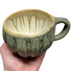 Stor hygge keramik kop - 10 - Grn
