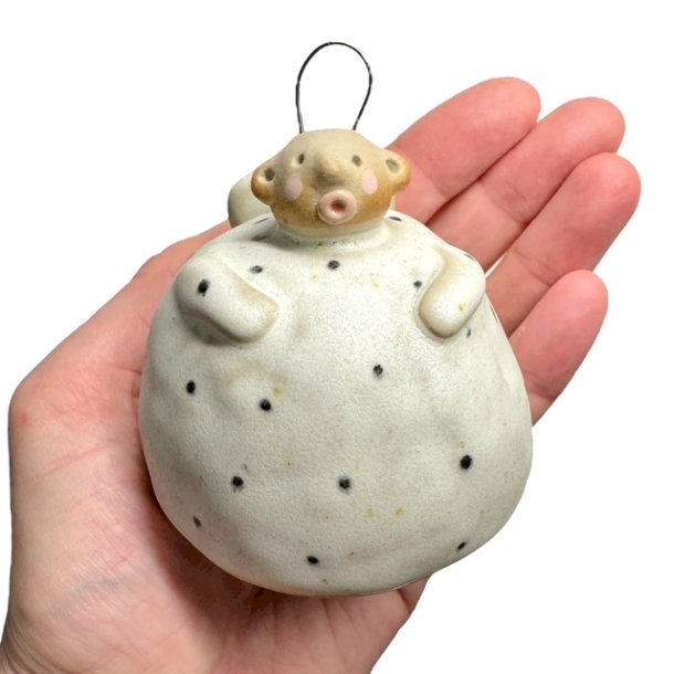 Kugleengel med hjt hr - lille - prik