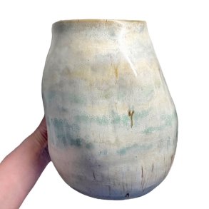 Stor shape keramik vase - Strand - 27cm