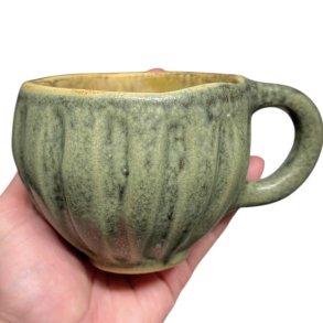 Stor hygge keramik kop - �10 - Gr�n