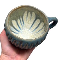Stor hygge keramik kop - 10 - Bl