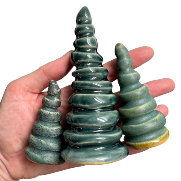 Keramik juletr - 3 stk. st (4)