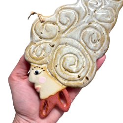 Mademoiselle krlle - keramik vgophng- Maude