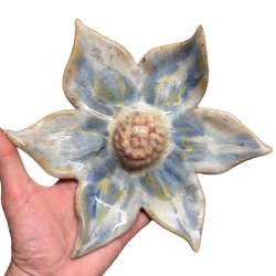 Klematis blomst - Keramik vgophng - 22