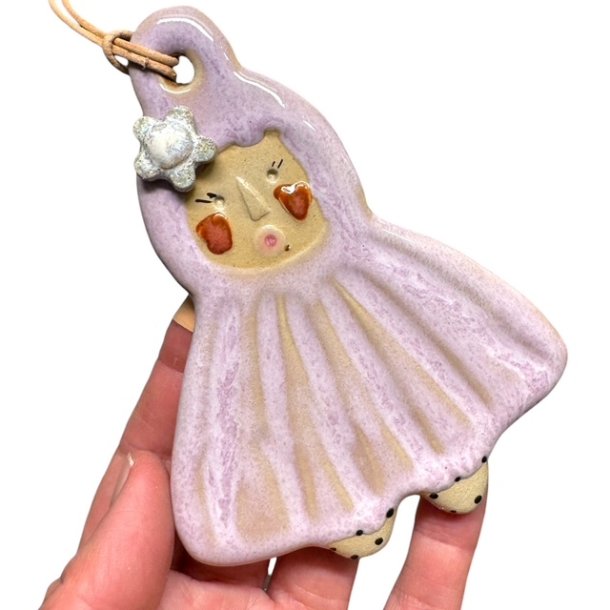 Lillemus - Keramik ophng - lilla