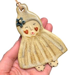 Lillemus - Keramik ophng - sand