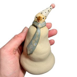 Snemand - keramik figur - prik