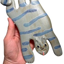 Bl tiger - keramik vgophng