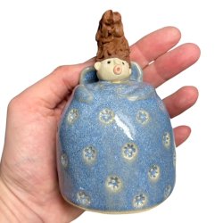 Engel med hjt hr - lille bl 8