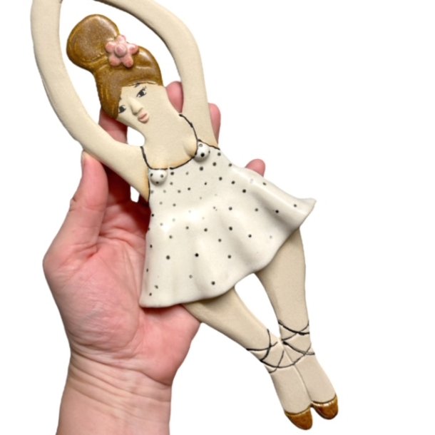 Ballerina - keramik vgophng - Marie