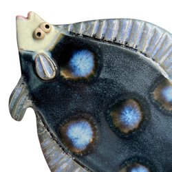 Blsptte - keramik fladfisk til vggen