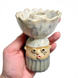 Lysestage - REKRUT No. 102 - keramik figur