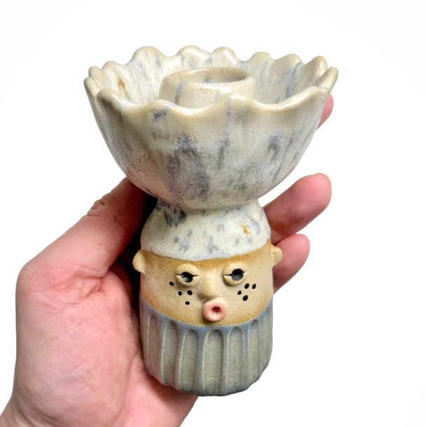 Lysestage - REKRUT No. 102 - keramik figur