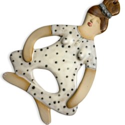 Yoga dame - keramik vgophng - Alva