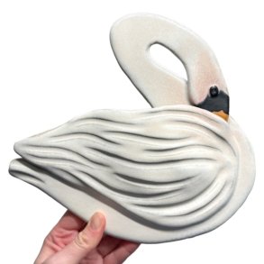 Stor svane - keramik vgophng - hjre