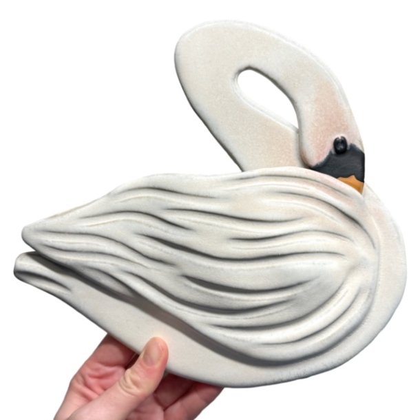 Stor svane - keramik vgophng - hjre