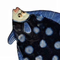 Blsptte - keramik fladfisk til vggen