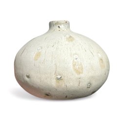 Mellem srling - unika keramik vase - lys prik