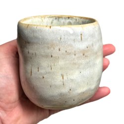 Sansekop - keramik kop - lys sand gr