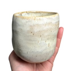 Sansekop - keramik kop - lys sand gr