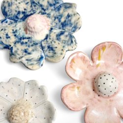 Blomst - Keramik vgophng - Bl spt 18