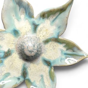 Keramik vgophng - Klematis grn - 30