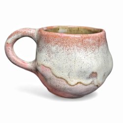 Sansekop med hank - keramik kop - rosa