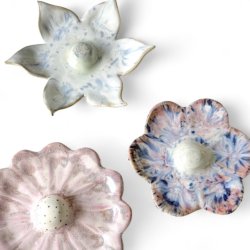 Blomst - Keramik vgophng - Plettet 18